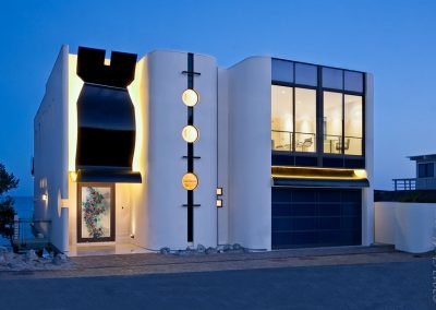 Beach front home in Malibu, CA